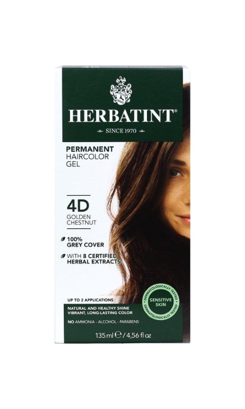 4D GOLDEN CHESTNUT PERMANENT HAIR DYE WITH PRICE-BEAT GUARANTEE